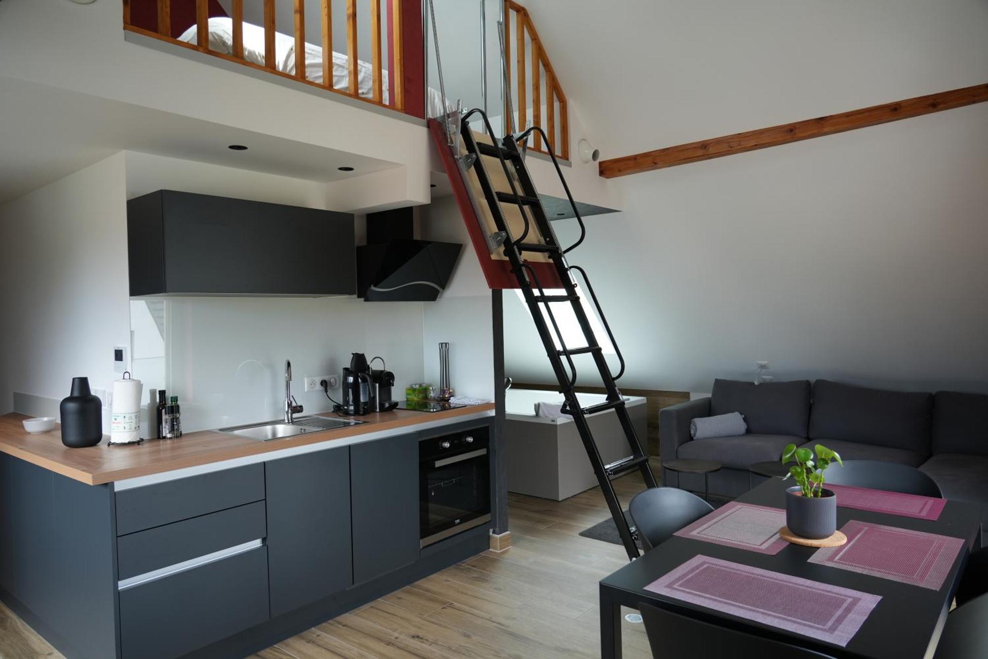 Gite Spa L'Atelier Emile - Spa Privatif - 5 Min Colmar Sainte-Croix-en-Plaine 객실 사진